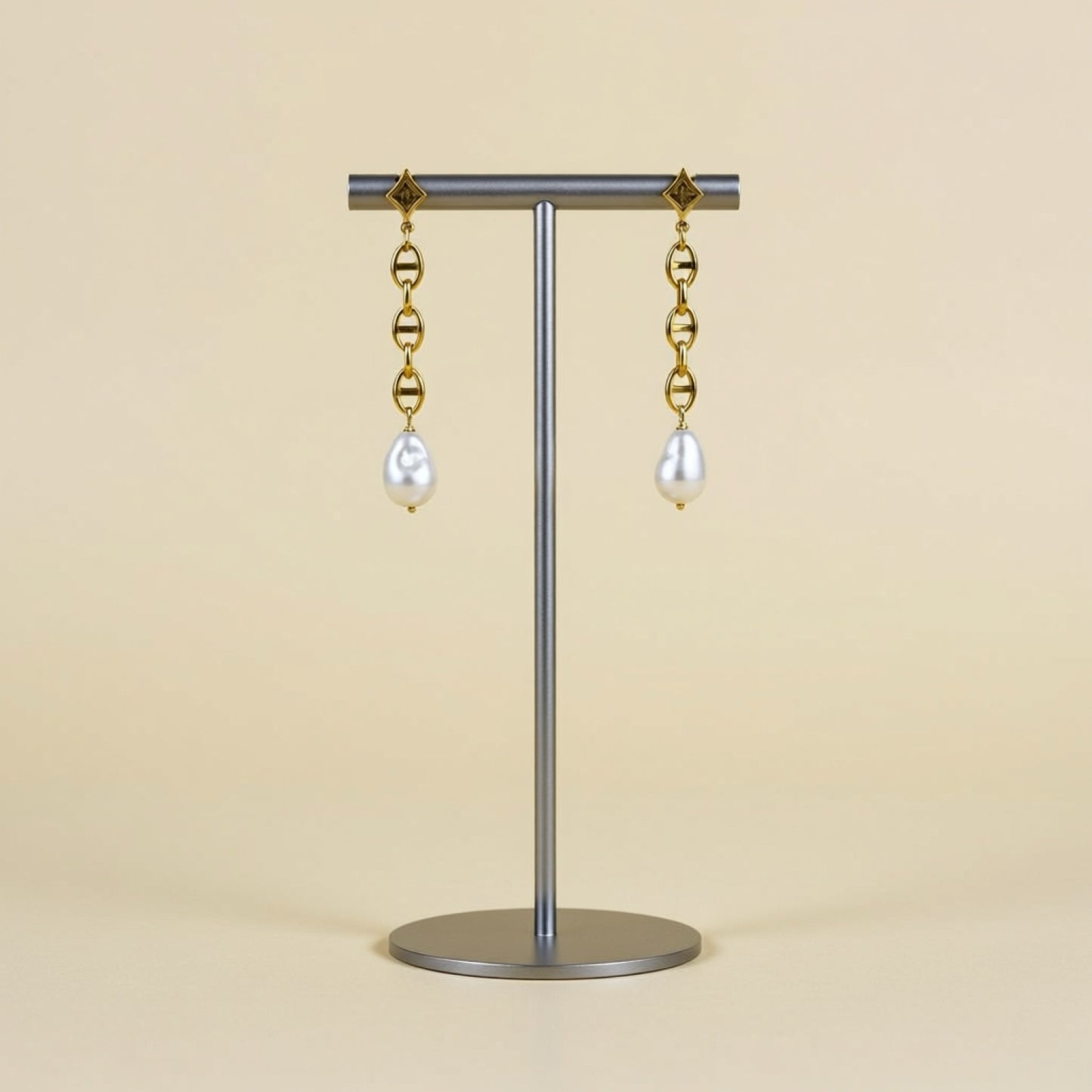 Pearl Link Earrings