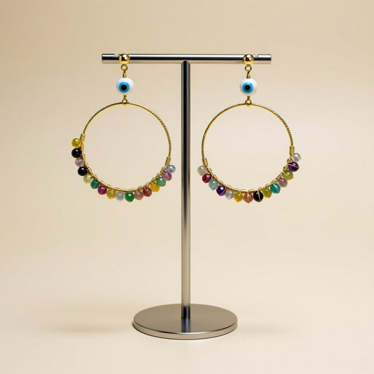 Eye Aura Hoops