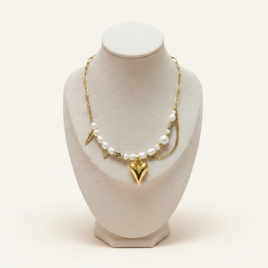 Golden Aurora Heart