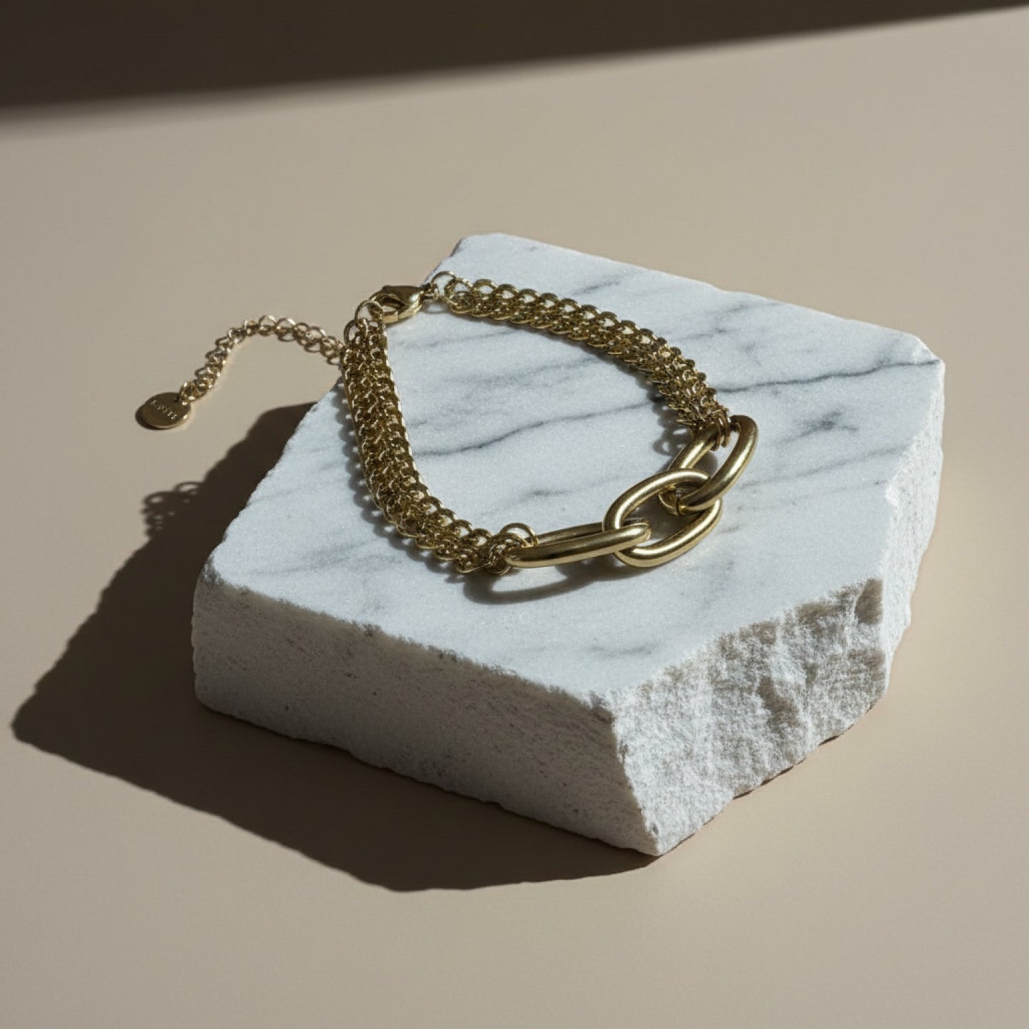 Golden Knot Chain Bracelet