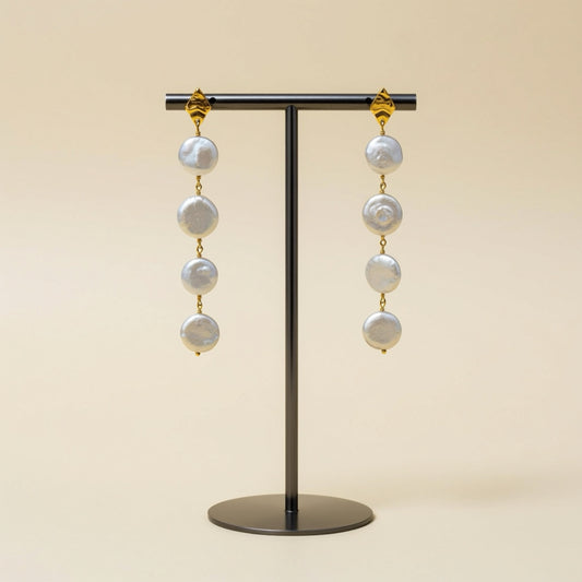 Pearl Cascade Earrings