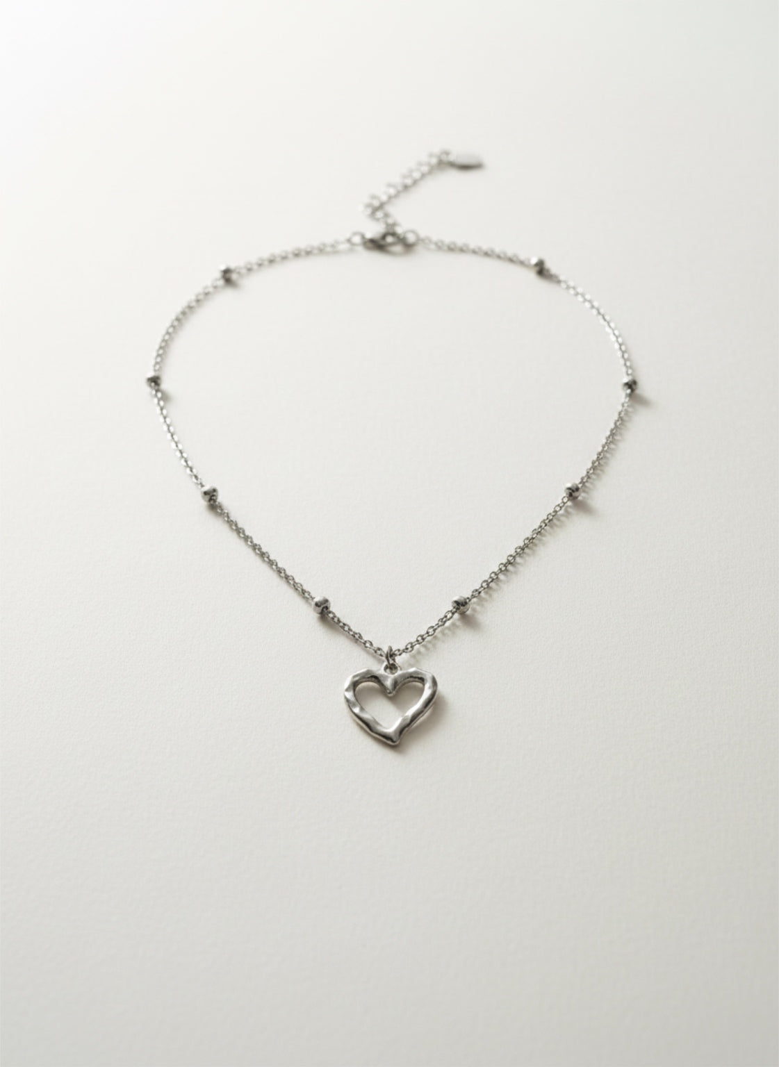 Silver Pulse Heart